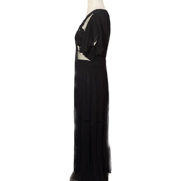 Elegant Black Maxi Dress - Picture 7 of 9